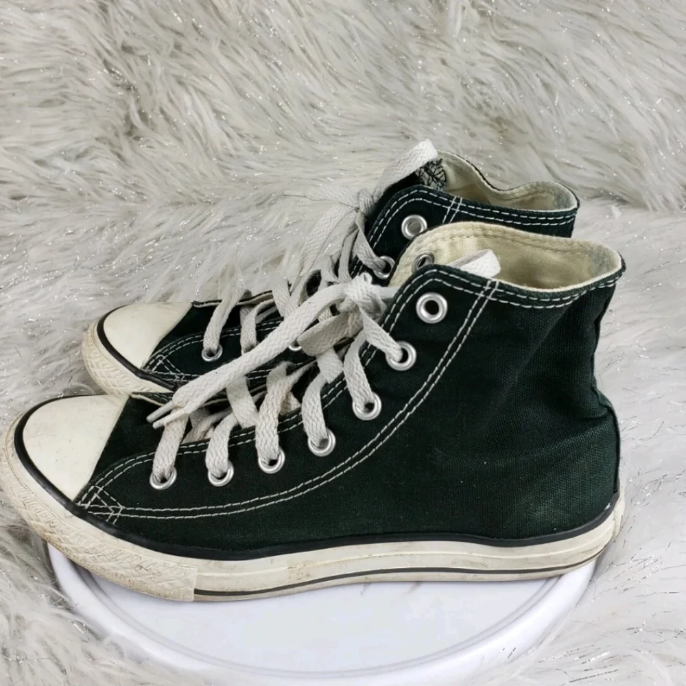 Vintage Converse Youth All Star Hi Top Shoes Made in USA 29160 Black Size 4